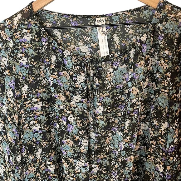 Free People Intimately Women’s Sheer Floral Bodysuit Size Small - Picture 2 of 7